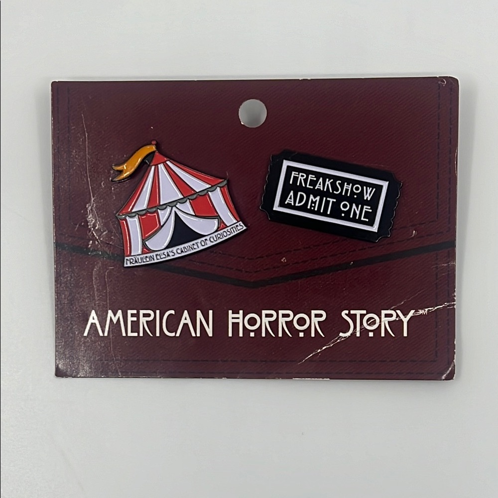 American Horror Story Freakshow Pin Set